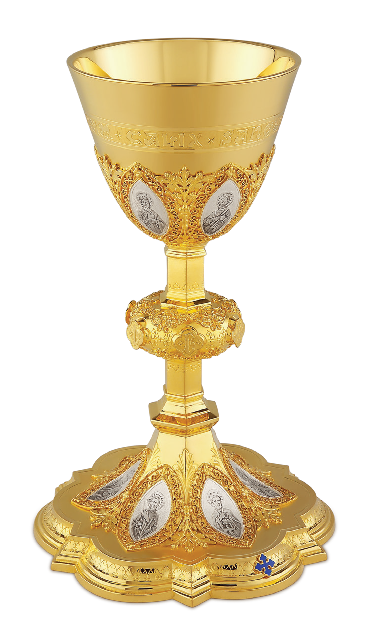 10-103 The Apostle's Chalice and IHS Well Paten