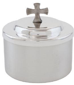 Host Box Silver, Gold-Line