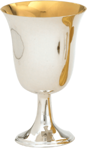 Communion Cups - Silver, Gold-Line