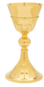 Grape Leaf Chalice w/Scale Paten