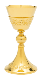 Grape Vine Band Chalice w/Scale Paten