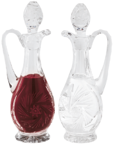 CB-14 - Lead Crystal Cruets