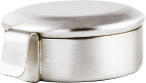 Satin Silver w/ silver amulet