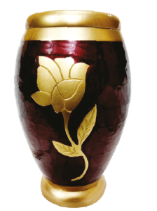Golden Rose Urn