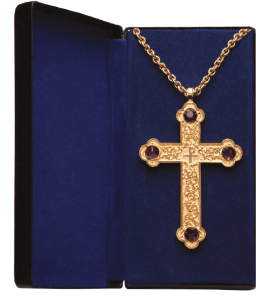 Pectoral Cross w/ Amethyst
