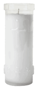 7-Day Candle, Plastic Encased 2 1/2" x 8"H